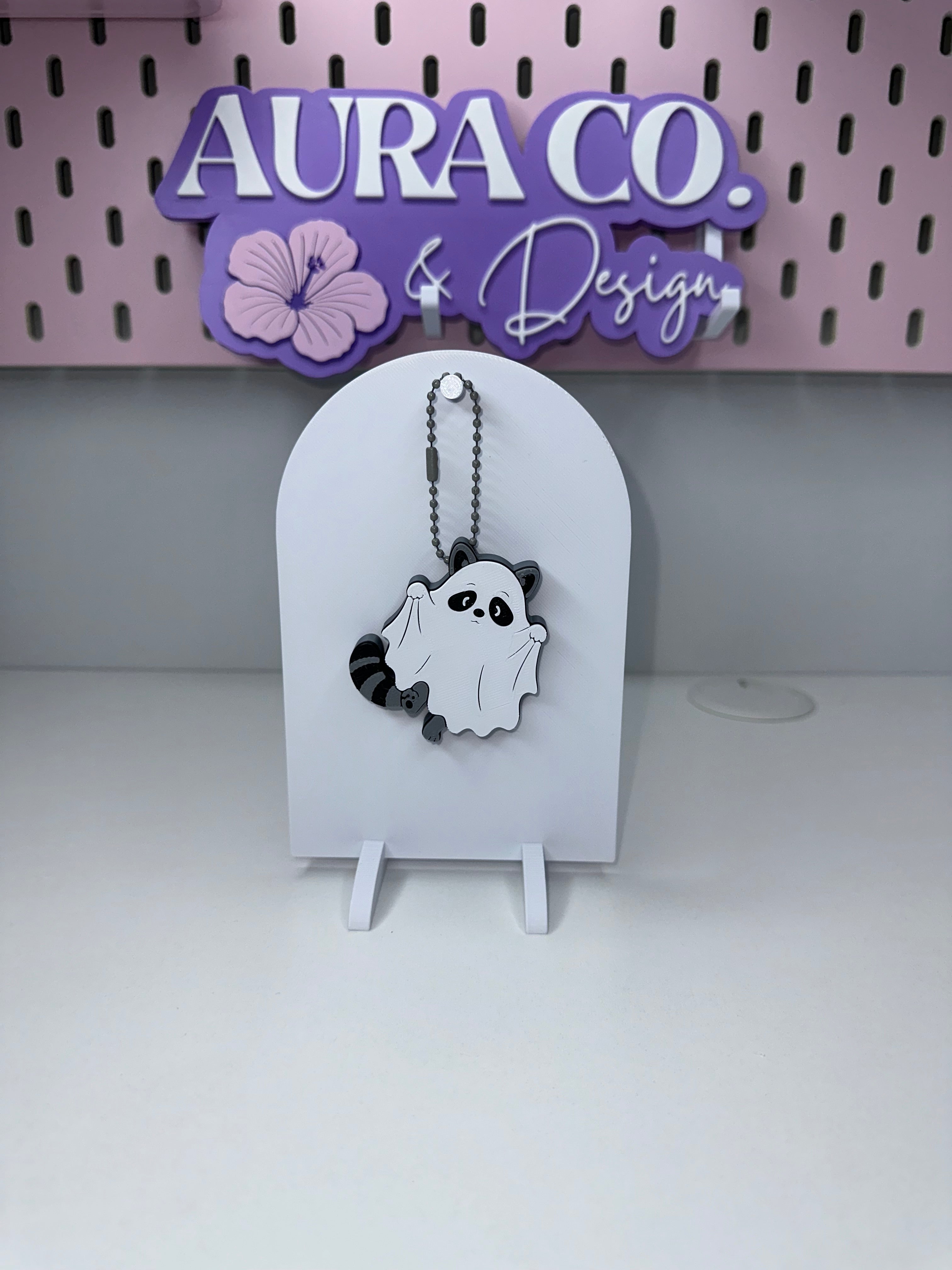 3D Printed Racoon Ghost Can Opener