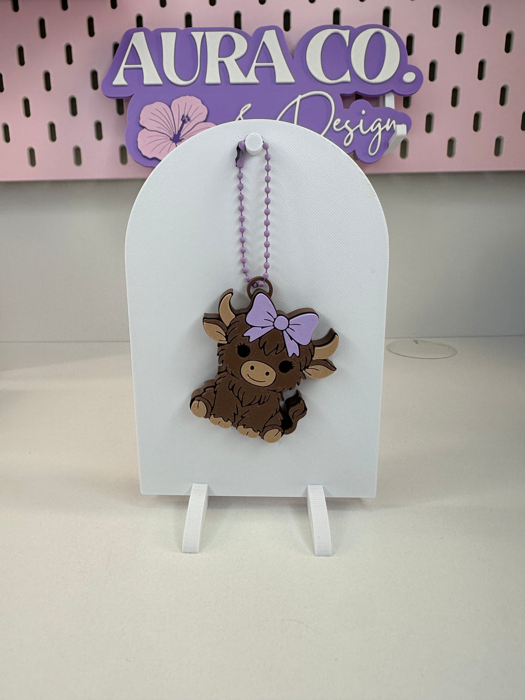 Highland Cow Can Opener Keychain