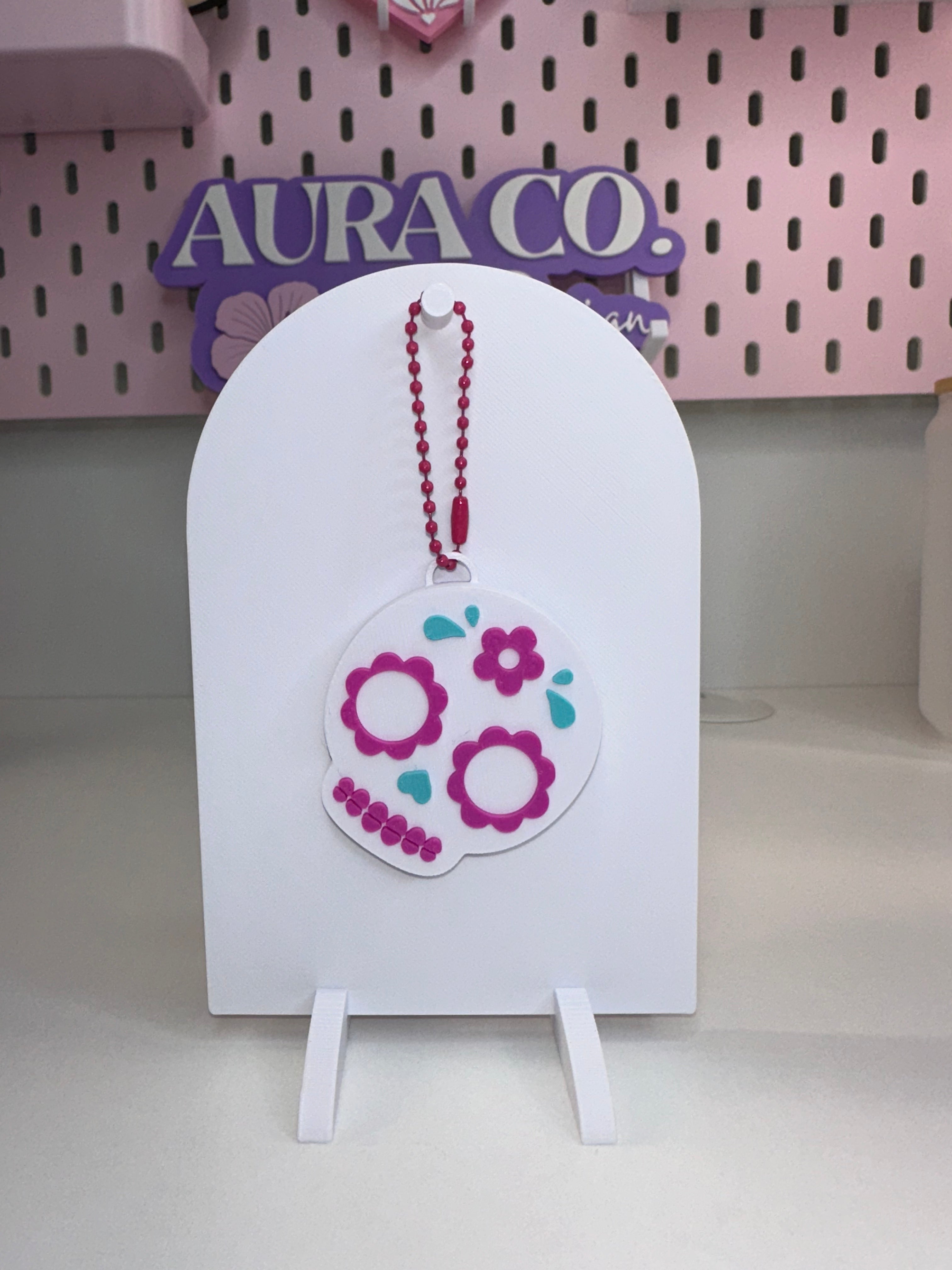 Sugar Skull / Calaverita Can Opener Keychain