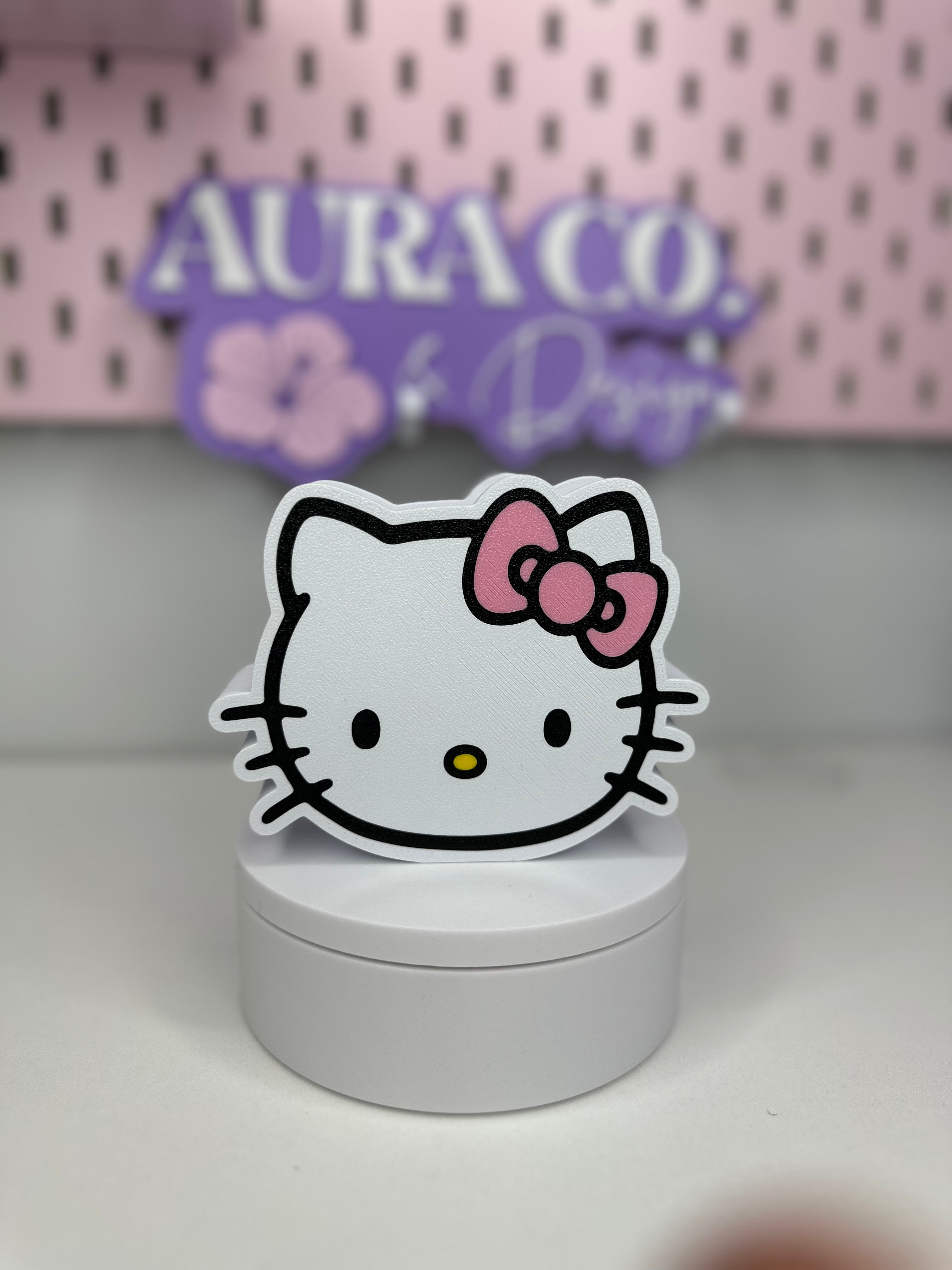 Kitty Pen & Sticky Note Holder