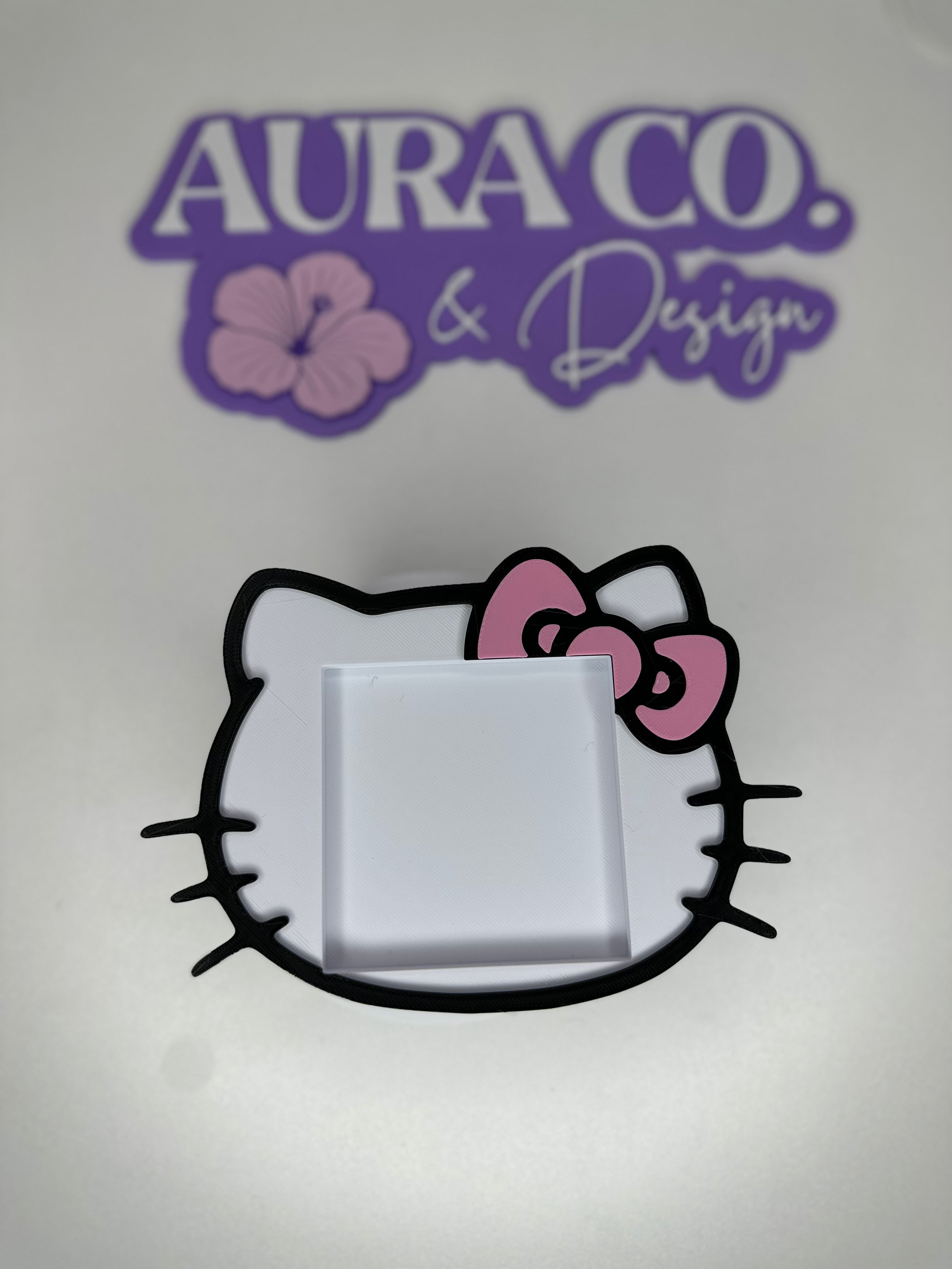 Kitty Pen & Sticky Note Holder
