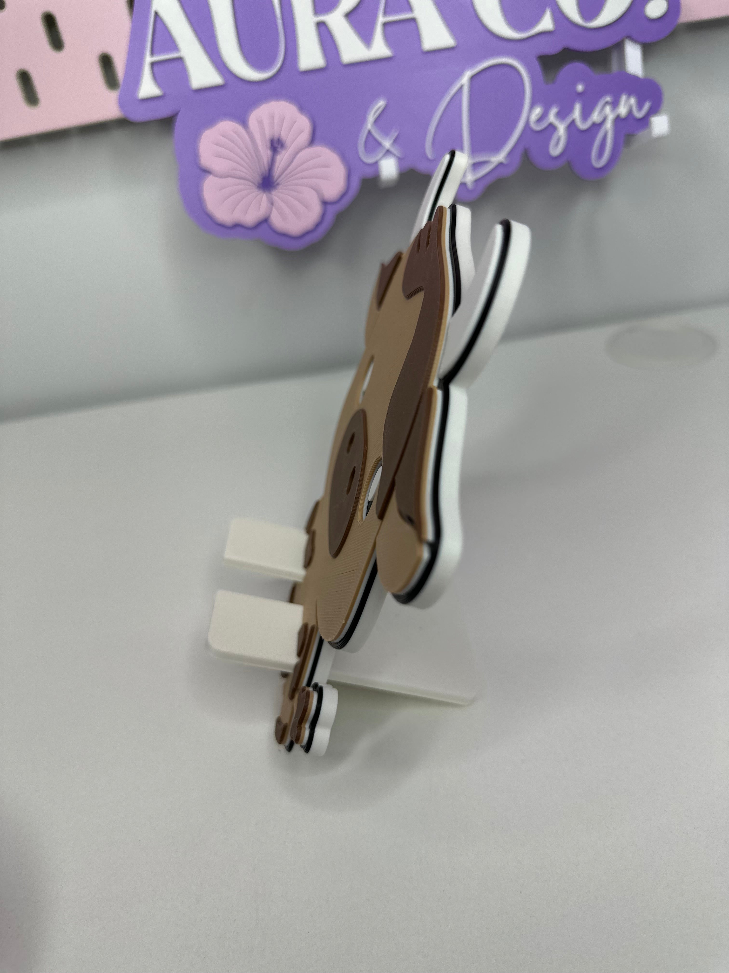 3D Printed Cow Phone Holder