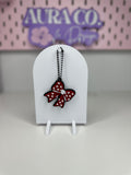 Heart Bow Can Opener Keychain