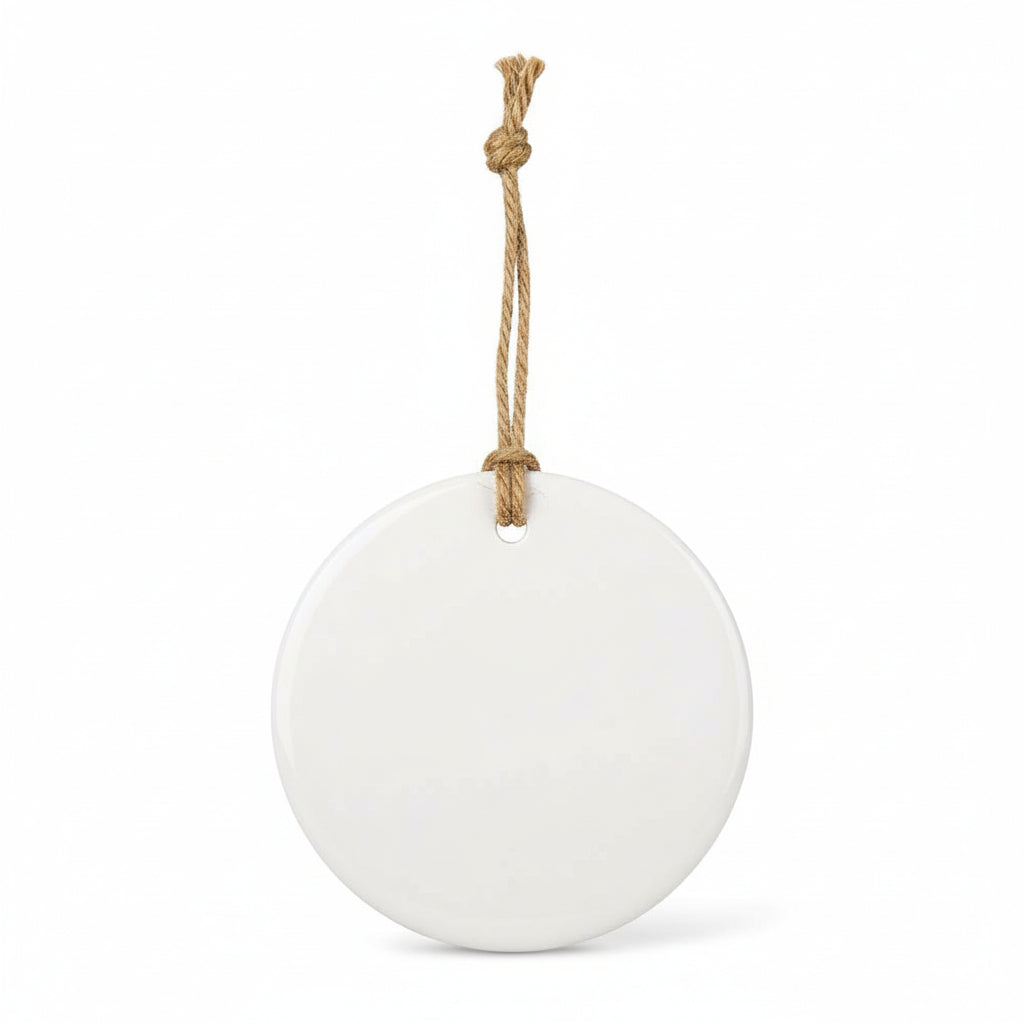 Ceramic Ornament - Custom Sublimation Design