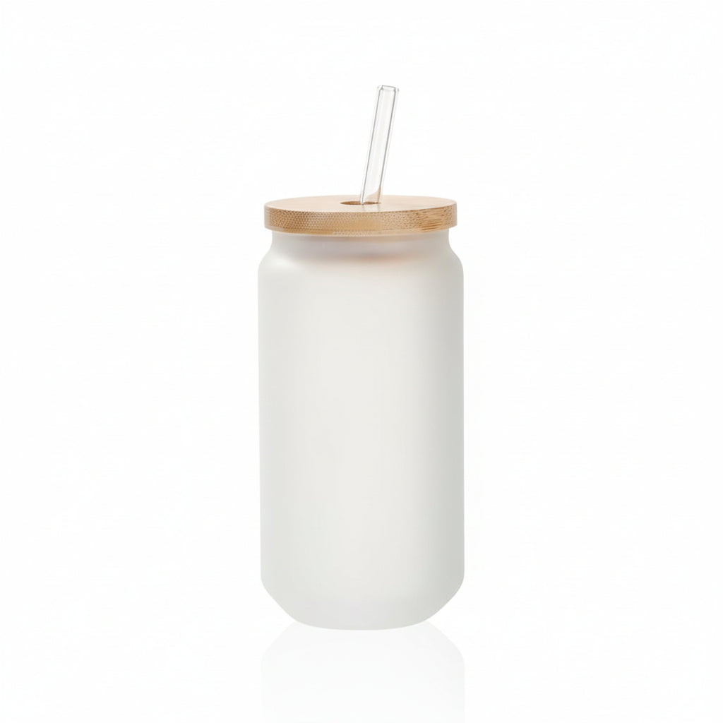 Frosted Glass Cup - Custom Sublimation Design