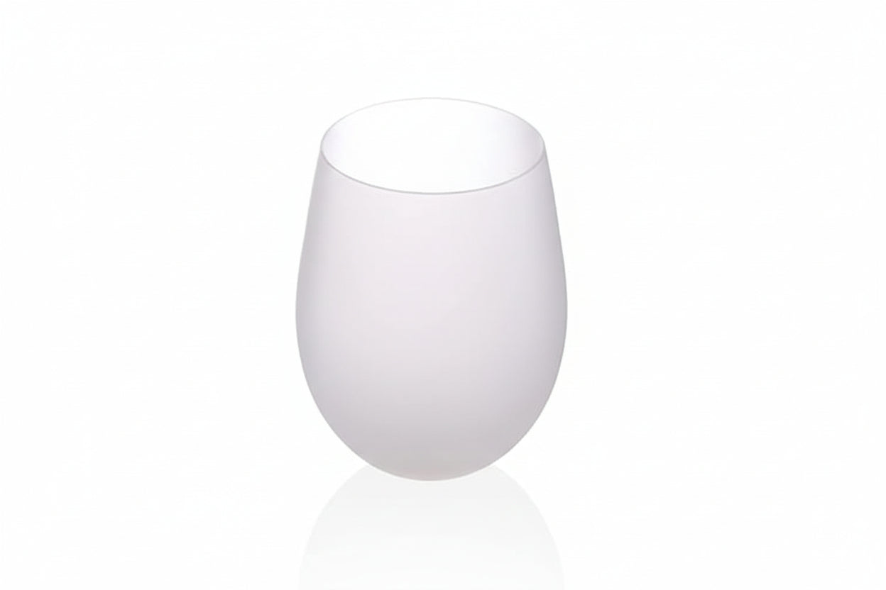 Frosted Glass Wine Cup