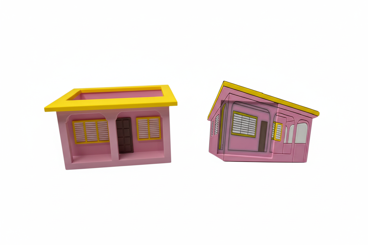 House Desk Organizers - White Background