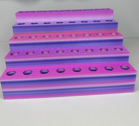 3D Printed 4-Tier Fancy Pen Display Stand – Holds 40