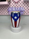 3D Printed Puerto Rico Flag Conga 12oz Standard Can Holder